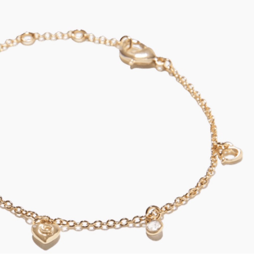 Coach Gold Charm Chain Bracelet - Picture 2 of 3